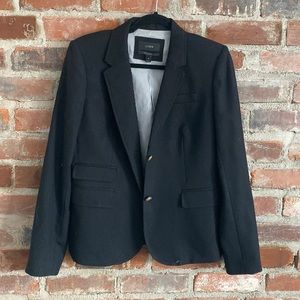 J. Crew Black school boy blazer size 8